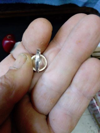 Anillo Plata Antigua Perla