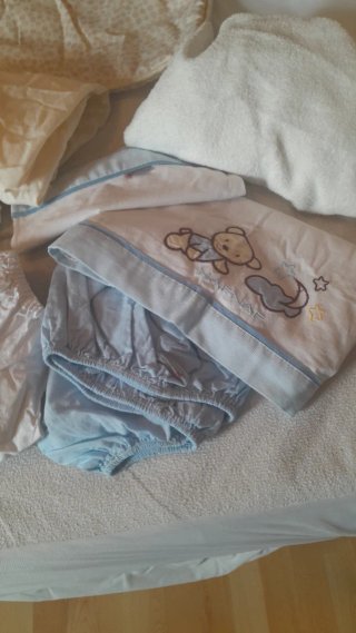 Ropa para cuna de 75 × 50 cm: