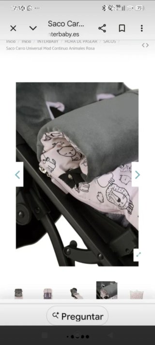 Saco para carrito de bebé