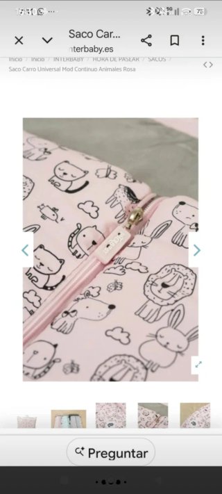 Saco para carrito de bebé