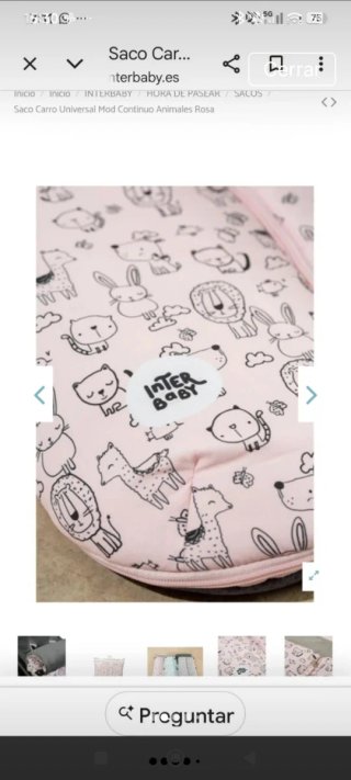 Saco para carrito de bebé