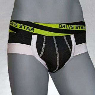 Calzoncillo ORLVS STAR Negro y Blanco