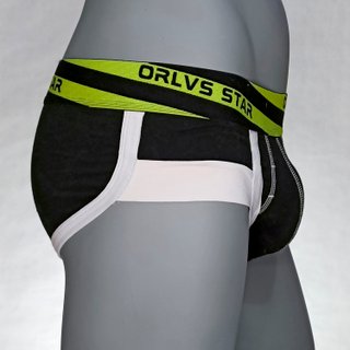 Calzoncillo ORLVS STAR Negro y Blanco