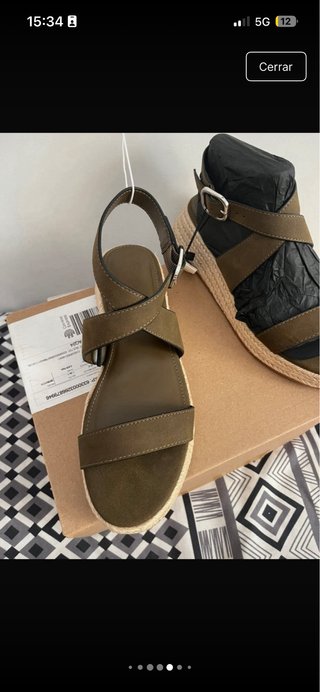 Sandalias Parfois verde