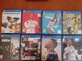 Juego PS4 FIFA 17,18,19,20,21,22 OVERWACH,RAINBOWS