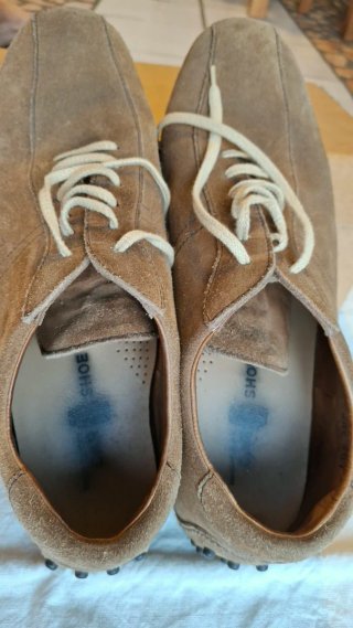 Scarpe Car Shoe stringate scamosciate marroni