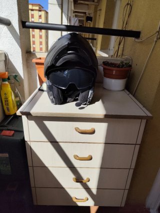 Casco Moto Modular Jeb's Negro