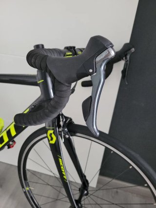 Bicicleta Scott Carretera Negra/Amarilla