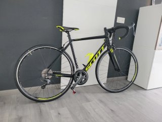 Bicicleta Scott Carretera Negra/Amarilla