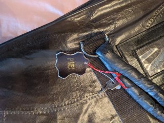 Bolso de Piel Negro Vintage