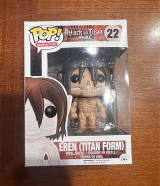 Lotto Funko Pop! Attack on Titan Eren Jaeger 20 22