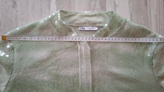 Chaqueta estilo Bomber Zara Lentejuelas Talla S