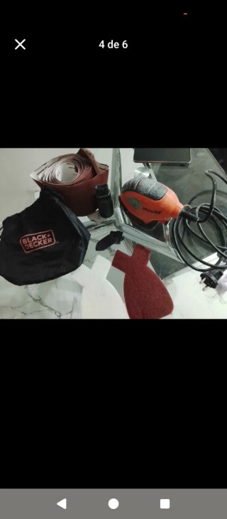 Lijadora Black & Decker Mouse