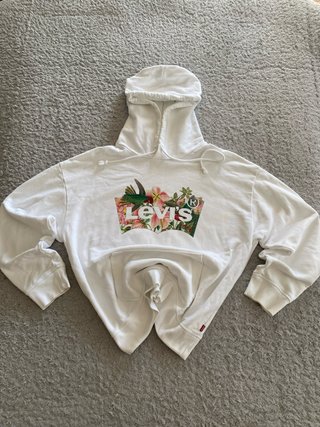 Sudadera Levi's Blanca Floral Talla M
