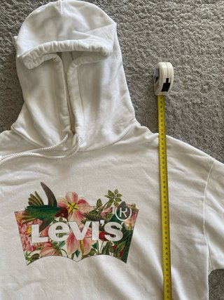 Sudadera Levi's Blanca Floral Talla M