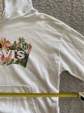 Sudadera Levi's Blanca Floral Talla M