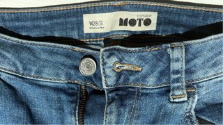 Pantalones vaqueros MOTO desgastados Talla 28