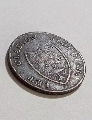 Token 1/2 Penny 1791 - Raro