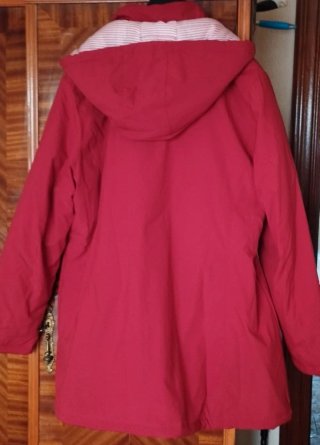 Parka Roja 6XL Nueva