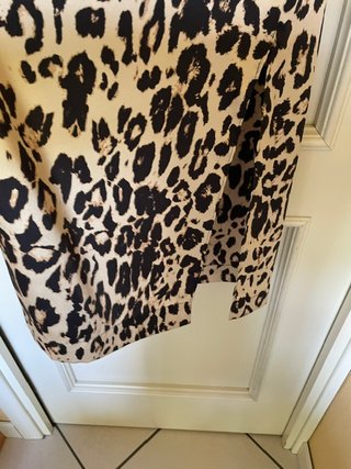 Abito Zara fantasia leopardata Tg XS