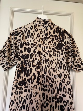 Abito Zara fantasia leopardata Tg XS