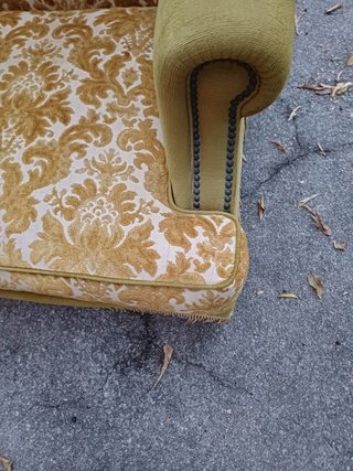 Conjunto 4 sofás antigos em tecido
