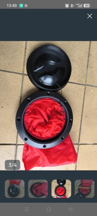 Tapa Tambucho Kayak con Bolsa Roja