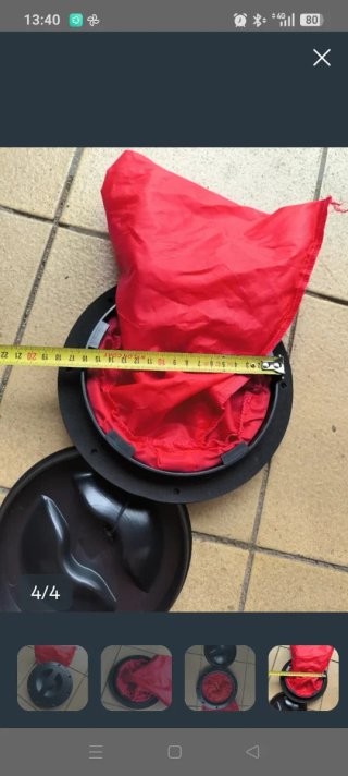 Tapa Tambucho Kayak con Bolsa Roja