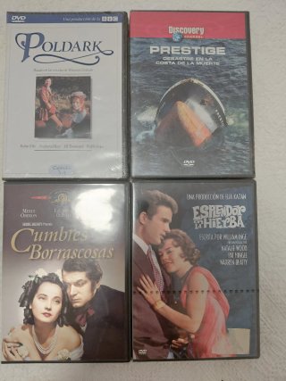 Lote 4 Películas DVD Clásicas