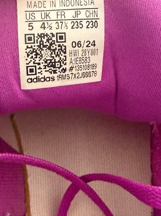Zapatillas Adidas Running Fucsia Talla 37.5