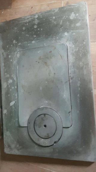 Cocina de carbón antigua