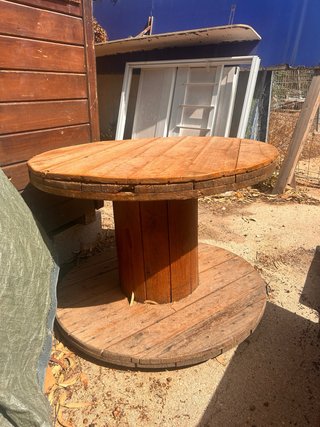 Tavolo Bobina in Legno