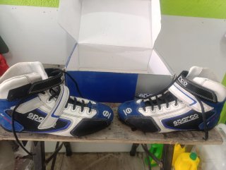 Scarpe Sparco Go Kart Blu/Bianco