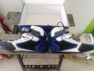 Scarpe Sparco Go Kart Blu/Bianco