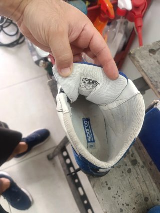 Scarpe Sparco Go Kart Blu/Bianco