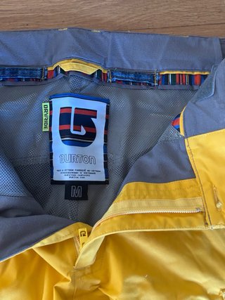 Pantalones de Nieve Burton Amarillos