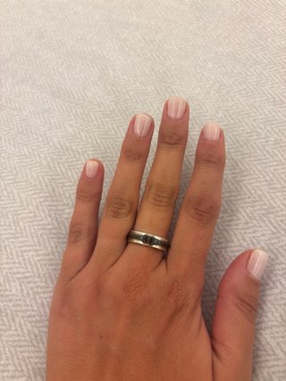 Anillo Tiffany & Co. 1837 Plata 925 y Titanio