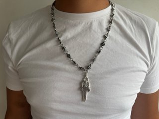 Collar Cruz Chrome Hearts Plata