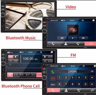 Radio Coche 2Din Android Auto CarPlay