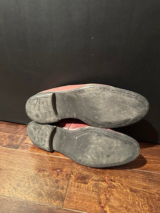 Massimo Dutti Mocasines Hombre Rojo