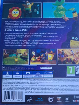Bob Esponja The Cosmic Shake PS4