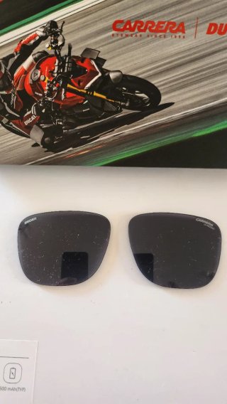 Cristales Gafas Carrera Ducati Negros