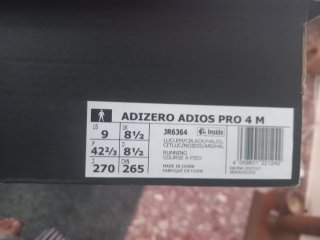 Adidas Adizero Adios Pro 4 M JR6364