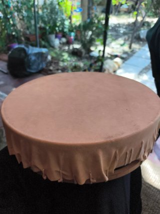 Tambor Chamánico Artesanal 100% material reciclado