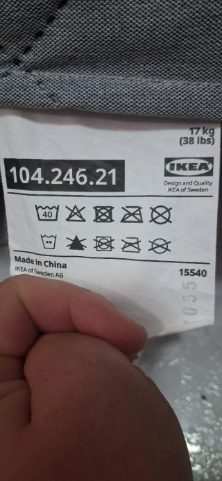 Sofá Cama IKEA Gris Tela