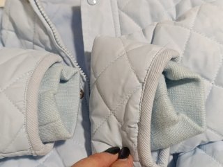 Buzo Gocco acolchado azul bebé