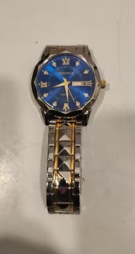 Reloj PEDONUS Cuarzo Azul y Plateado Hombre