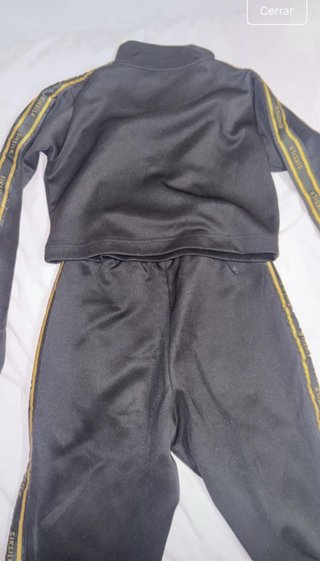 Chándal SikSilk Mujer Negro y Dorado