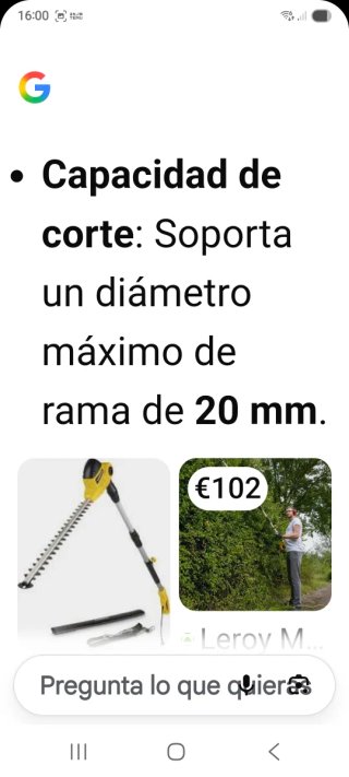 Cortasetos Eléctrico PowerPlus POWEG20071