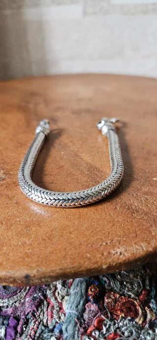 Bracciale snake in argento